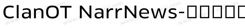 ClanOT NarrNews字体转换